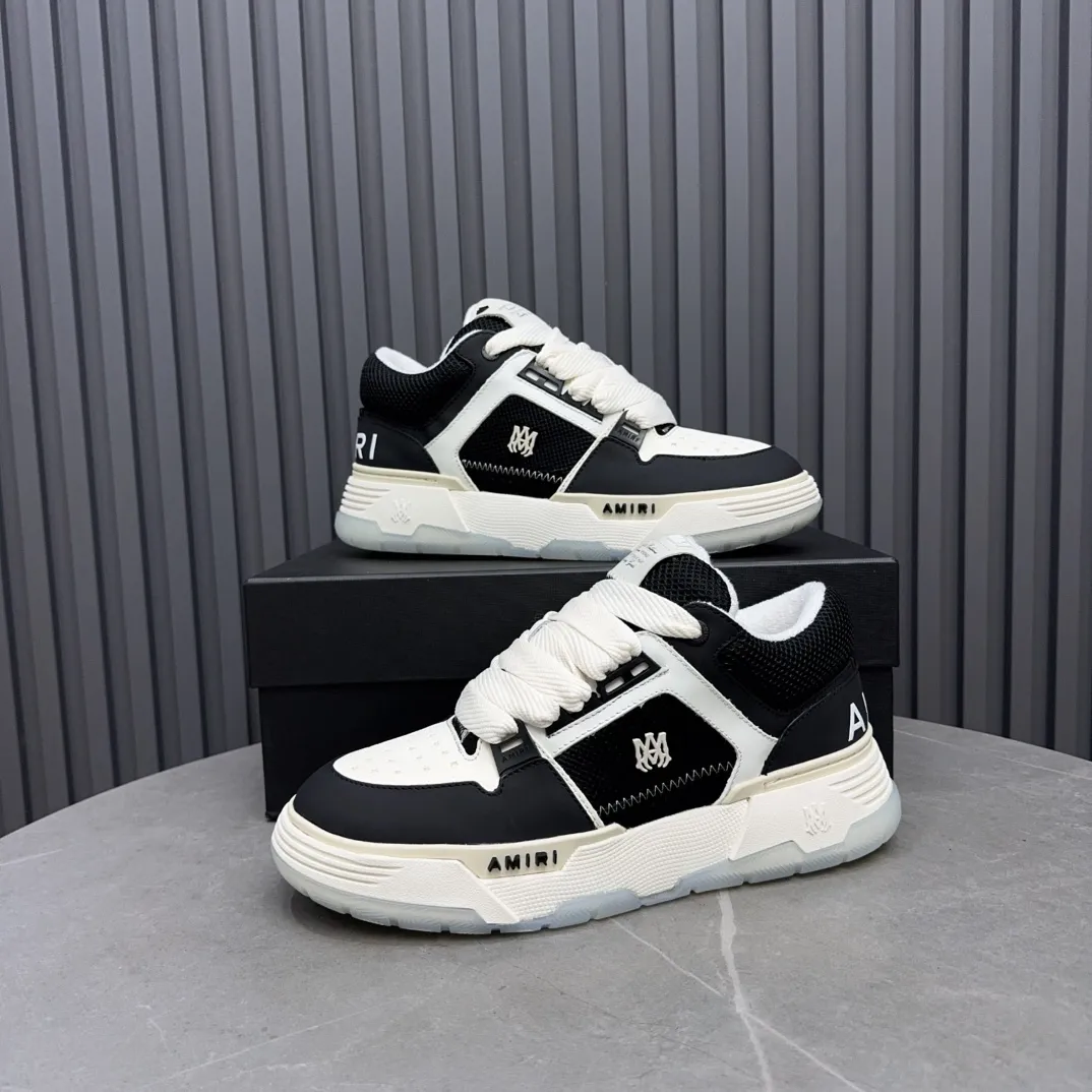 Men's shoes 💰660💰 AMIRI AMIRI trendy brand hot sale 🔥 Available all year round, couples 💑 Official website synchronization Imported fabrics 1⃣️ vs 1⃣️ replica, original factory special original sole, 35-45 (45. non-refundable)
